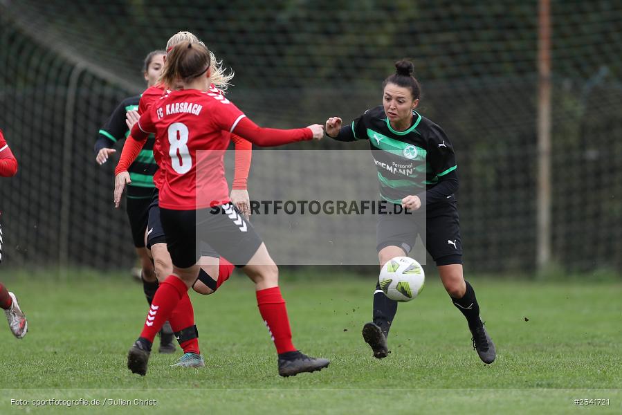 Melisa Begovic, Sportgelände, Karsbach, 01.10.2022, BFV, sport, action, Fussball, Oktober 2022, Saison 2022/2023, 5. Spieltag, Frauen, Landesliga Nord, SGF, FCK, SpVgg Greuther Fürth, FC Karsbach - Bild-ID: 2341721