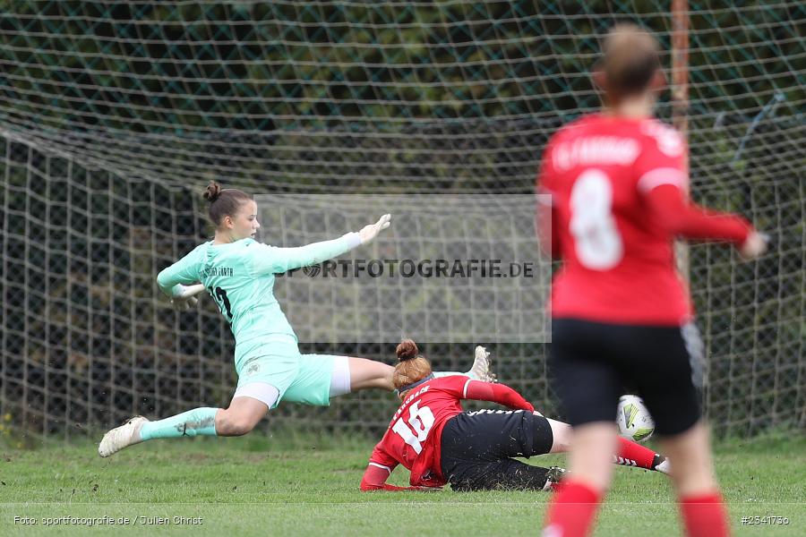 Denise Nehls, Sportgelände, Karsbach, 01.10.2022, BFV, sport, action, Fussball, Oktober 2022, Saison 2022/2023, 5. Spieltag, Frauen, Landesliga Nord, SGF, FCK, SpVgg Greuther Fürth, FC Karsbach - Bild-ID: 2341736