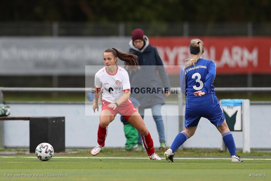 Julia Forster, Soccergirl Sportpark, Würzburg, 02.10.2022, BFV, sport, action, Fussball, Oktober 2022, Saison 2022/2023, 5. Spieltag, Bezirksoberliga Frauen, DJK, FWK, DJK Schweinfurt, FC Würzburger Kickers II - Bild-ID: 2341873