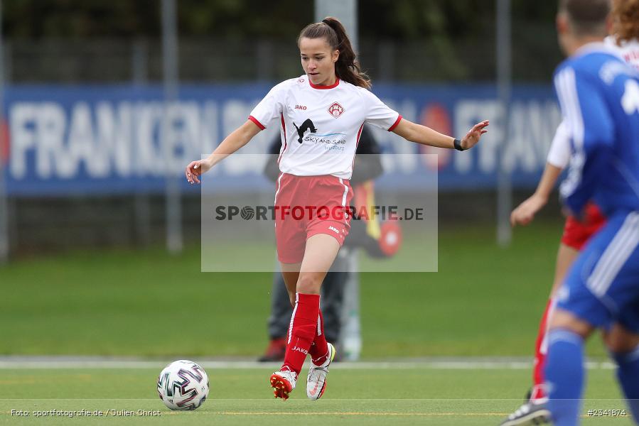 Julia Forster, Soccergirl Sportpark, Würzburg, 02.10.2022, BFV, sport, action, Fussball, Oktober 2022, Saison 2022/2023, 5. Spieltag, Bezirksoberliga Frauen, DJK, FWK, DJK Schweinfurt, FC Würzburger Kickers II - Bild-ID: 2341874