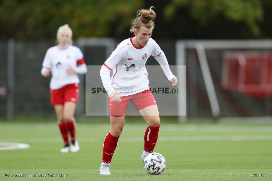 Julia Miksch, Soccergirl Sportpark, Würzburg, 02.10.2022, BFV, sport, action, Fussball, Oktober 2022, Saison 2022/2023, 5. Spieltag, Bezirksoberliga Frauen, DJK, FWK, DJK Schweinfurt, FC Würzburger Kickers II - Bild-ID: 2341876