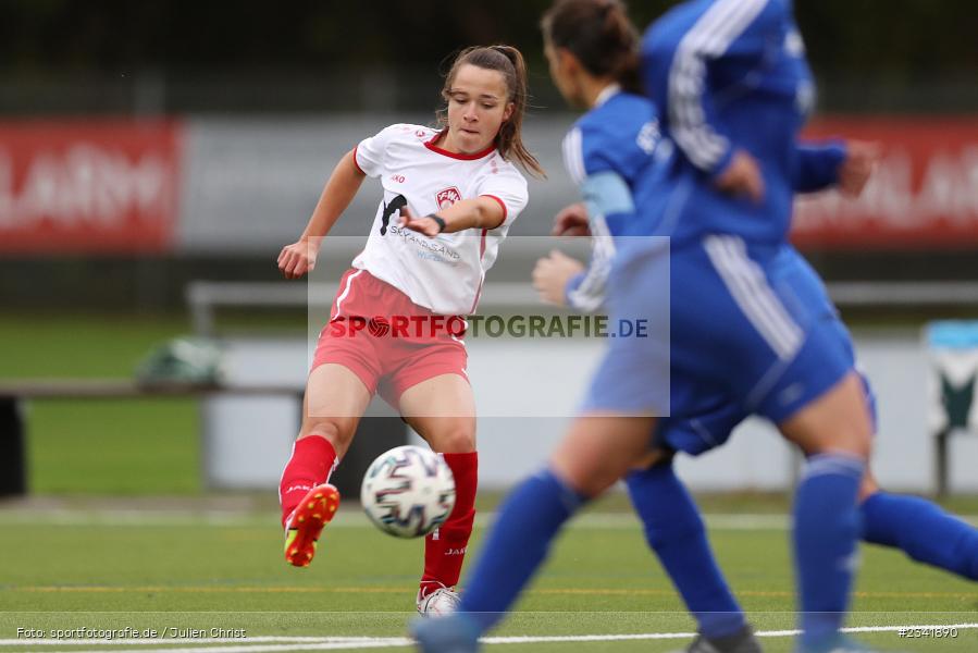 Julia Forster, Soccergirl Sportpark, Würzburg, 02.10.2022, BFV, sport, action, Fussball, Oktober 2022, Saison 2022/2023, 5. Spieltag, Bezirksoberliga Frauen, DJK, FWK, DJK Schweinfurt, FC Würzburger Kickers II - Bild-ID: 2341890