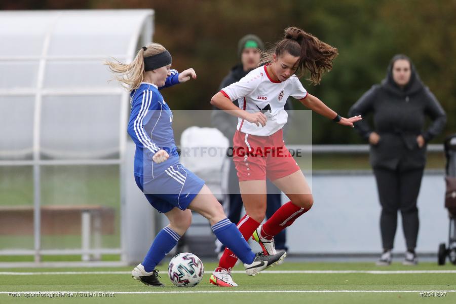 Julia Forster, Soccergirl Sportpark, Würzburg, 02.10.2022, BFV, sport, action, Fussball, Oktober 2022, Saison 2022/2023, 5. Spieltag, Bezirksoberliga Frauen, DJK, FWK, DJK Schweinfurt, FC Würzburger Kickers II - Bild-ID: 2341897