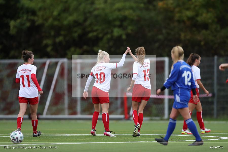 Franziska Gibfried, Soccergirl Sportpark, Würzburg, 02.10.2022, BFV, sport, action, Fussball, Oktober 2022, Saison 2022/2023, 5. Spieltag, Bezirksoberliga Frauen, DJK, FWK, DJK Schweinfurt, FC Würzburger Kickers II - Bild-ID: 2341932