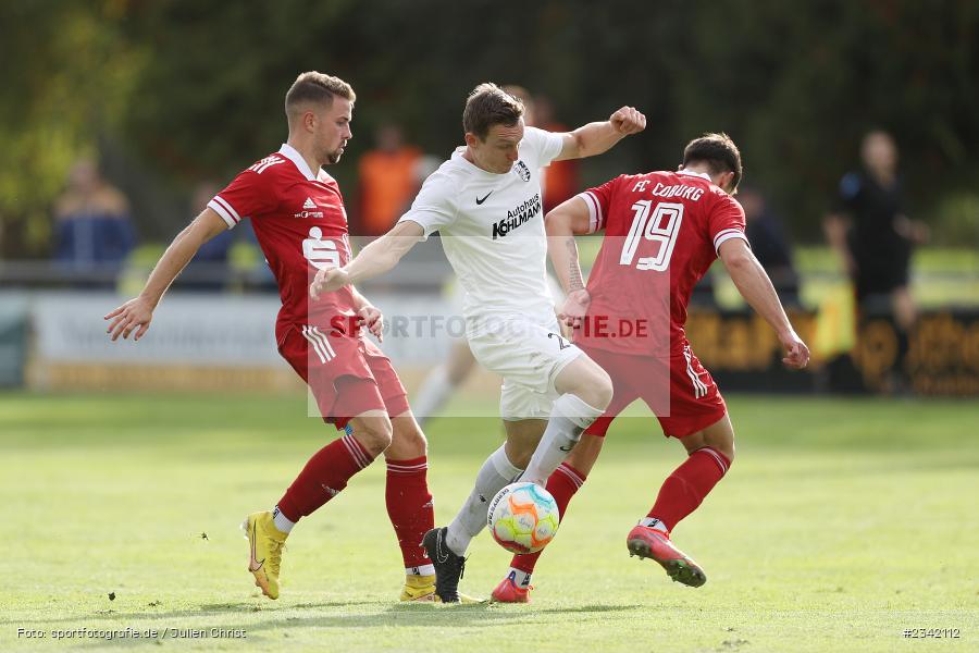 Sebastian Fries, Sportgelände, Karlstadt, 03.10.2022, sport, action, BFV, Fussball, Oktober 2022, Saison 2022/2023, 15. Spieltag, Landesliga Nordwest, FCC, TSV, FC Coburg, TSV Karlburg - Bild-ID: 2342112