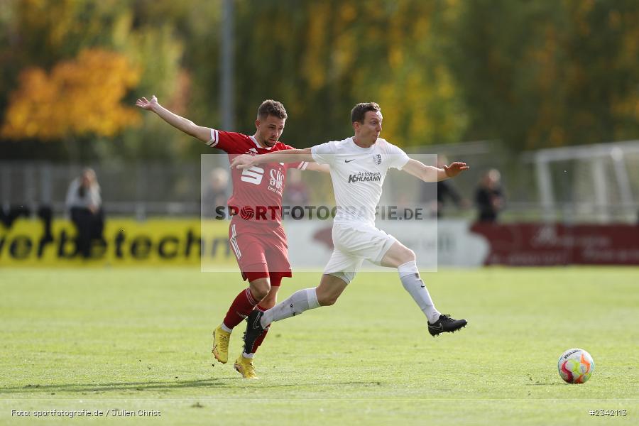 Sebastian Fries, Sportgelände, Karlstadt, 03.10.2022, sport, action, BFV, Fussball, Oktober 2022, Saison 2022/2023, 15. Spieltag, Landesliga Nordwest, FCC, TSV, FC Coburg, TSV Karlburg - Bild-ID: 2342113