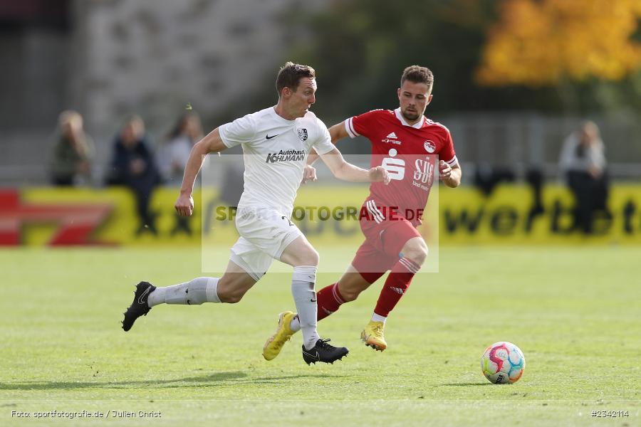 Sebastian Fries, Sportgelände, Karlstadt, 03.10.2022, sport, action, BFV, Fussball, Oktober 2022, Saison 2022/2023, 15. Spieltag, Landesliga Nordwest, FCC, TSV, FC Coburg, TSV Karlburg - Bild-ID: 2342114