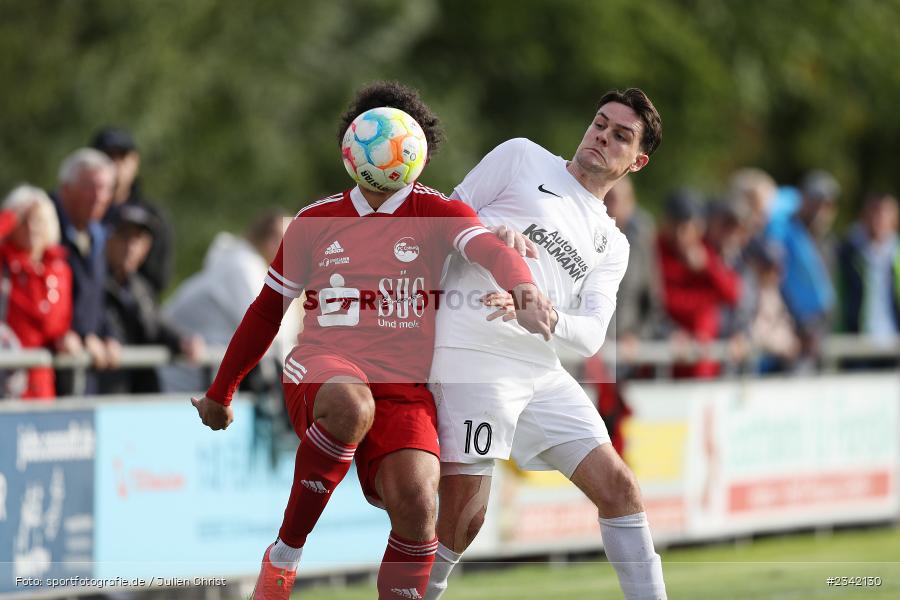 Tevin Mc Cullough, Sportgelände, Karlstadt, 03.10.2022, sport, action, BFV, Fussball, Oktober 2022, Saison 2022/2023, 15. Spieltag, Landesliga Nordwest, FCC, TSV, FC Coburg, TSV Karlburg - Bild-ID: 2342130