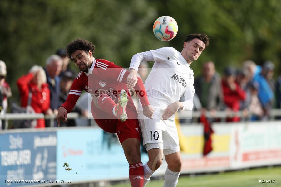 Tevin Mc Cullough, Sportgelände, Karlstadt, 03.10.2022, sport, action, BFV, Fussball, Oktober 2022, Saison 2022/2023, 15. Spieltag, Landesliga Nordwest, FCC, TSV, FC Coburg, TSV Karlburg - Bild-ID: 2342131
