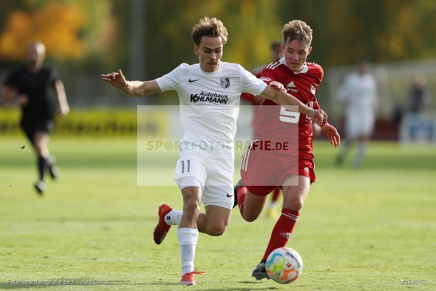 Jari Heuchert, Sportgelände, Karlstadt, 03.10.2022, sport, action, BFV, Fussball, Oktober 2022, Saison 2022/2023, 15. Spieltag, Landesliga Nordwest, FCC, TSV, FC Coburg, TSV Karlburg - Bild-ID: 2342170
