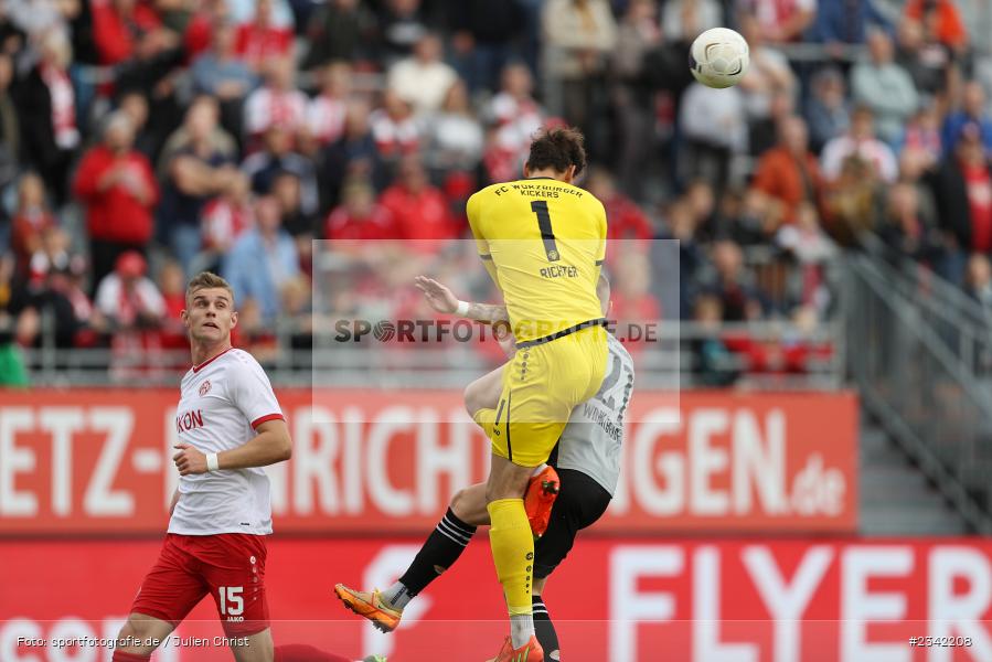 Marc Richter, FLYERALARM Arena, Würzburg, 03.10.2022, sport, action, BFV, Fussball, Oktober 2022, Saison 2022/2023, 15. Spieltag, Regionalliga Bayern, SVW, FWK, SV Wacker Burghausen, TSV Karlburg - Bild-ID: 2342208