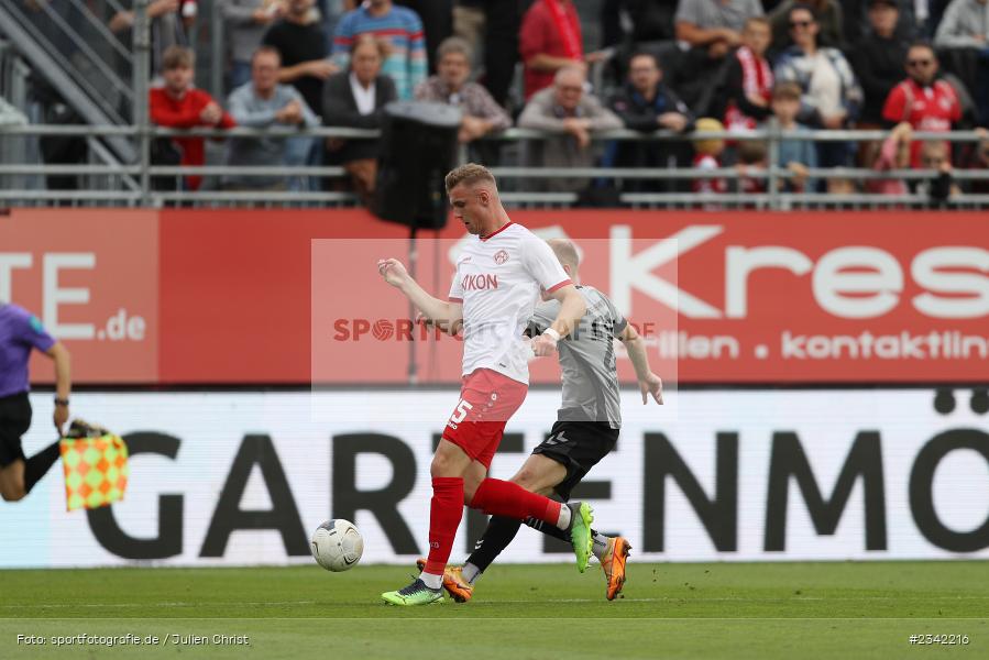 Felix Göttlicher, FLYERALARM Arena, Würzburg, 03.10.2022, sport, action, BFV, Fussball, Oktober 2022, Saison 2022/2023, 15. Spieltag, Regionalliga Bayern, SVW, FWK, SV Wacker Burghausen, TSV Karlburg - Bild-ID: 2342216