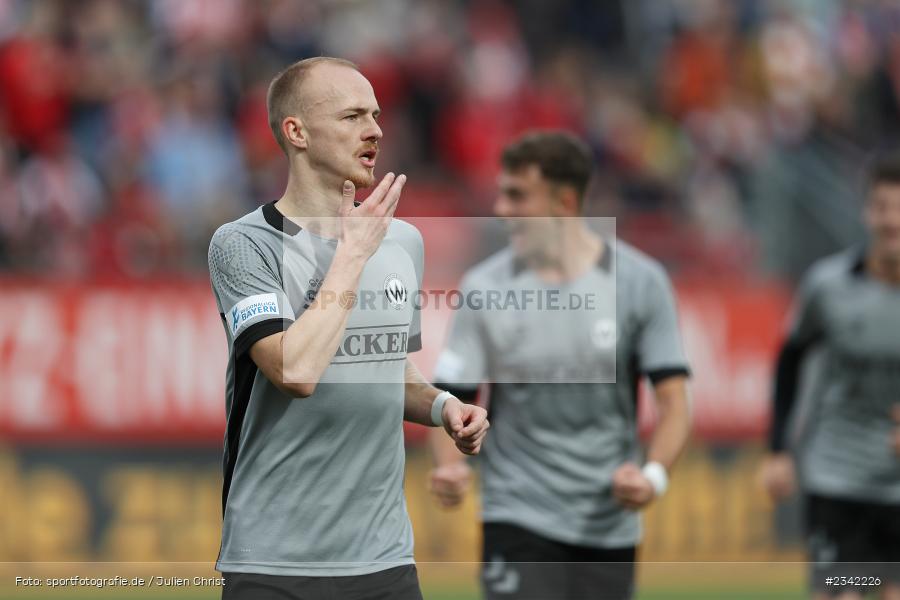 Torjubel, Thomas Winklbauer, FLYERALARM Arena, Würzburg, 03.10.2022, sport, action, BFV, Fussball, Oktober 2022, Saison 2022/2023, 15. Spieltag, Regionalliga Bayern, SVW, FWK, SV Wacker Burghausen, TSV Karlburg - Bild-ID: 2342226