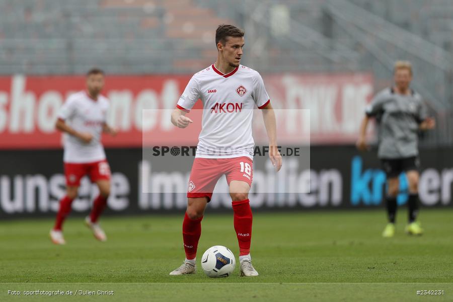 Maximilian Zaiser, FLYERALARM Arena, Würzburg, 03.10.2022, sport, action, BFV, Fussball, Oktober 2022, Saison 2022/2023, 15. Spieltag, Regionalliga Bayern, SVW, FWK, SV Wacker Burghausen, TSV Karlburg - Bild-ID: 2342231