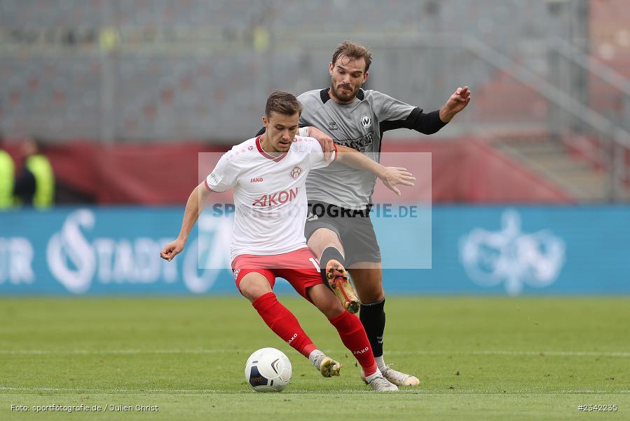 Maximilian Zaiser, FLYERALARM Arena, Würzburg, 03.10.2022, sport, action, BFV, Fussball, Oktober 2022, Saison 2022/2023, 15. Spieltag, Regionalliga Bayern, SVW, FWK, SV Wacker Burghausen, TSV Karlburg - Bild-ID: 2342235