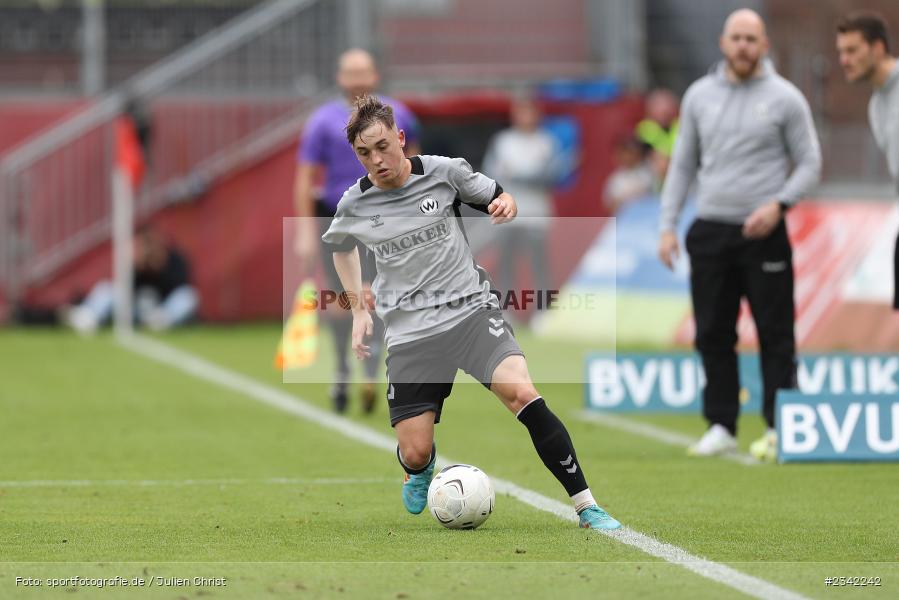 Jerome Läubli, FLYERALARM Arena, Würzburg, 03.10.2022, sport, action, BFV, Fussball, Oktober 2022, Saison 2022/2023, 15. Spieltag, Regionalliga Bayern, SVW, FWK, SV Wacker Burghausen, TSV Karlburg - Bild-ID: 2342242