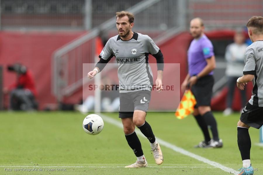 Felix Bachschmid, FLYERALARM Arena, Würzburg, 03.10.2022, sport, action, BFV, Fussball, Oktober 2022, Saison 2022/2023, 15. Spieltag, Regionalliga Bayern, SVW, FWK, SV Wacker Burghausen, TSV Karlburg - Bild-ID: 2342245