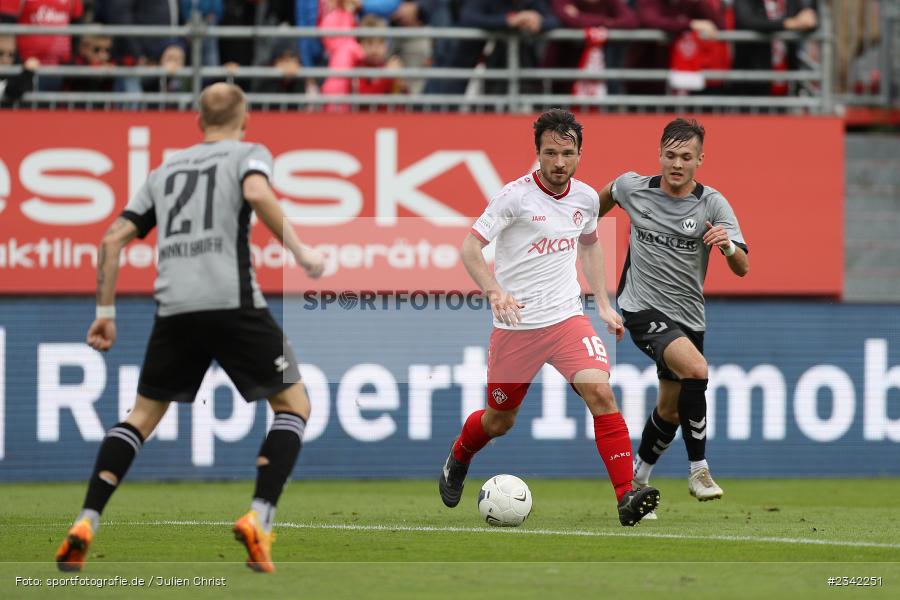 Peter Kurzweg, FLYERALARM Arena, Würzburg, 03.10.2022, sport, action, BFV, Fussball, Oktober 2022, Saison 2022/2023, 15. Spieltag, Regionalliga Bayern, SVW, FWK, SV Wacker Burghausen, TSV Karlburg - Bild-ID: 2342251