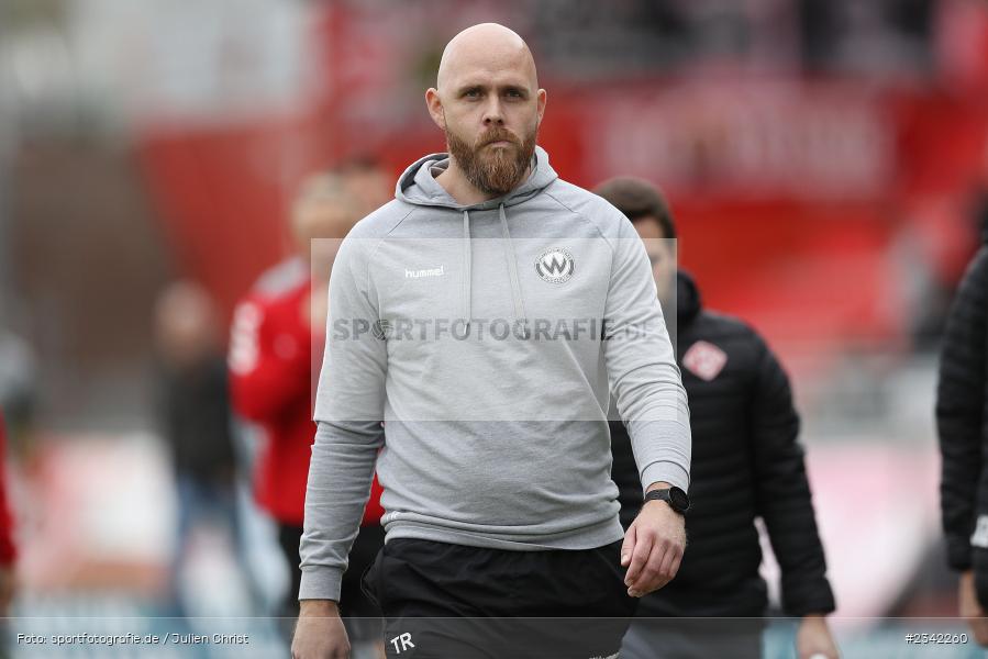 Hannes Sigurdsson, FLYERALARM Arena, Würzburg, 03.10.2022, sport, action, BFV, Fussball, Oktober 2022, Saison 2022/2023, 15. Spieltag, Regionalliga Bayern, SVW, FWK, SV Wacker Burghausen, TSV Karlburg - Bild-ID: 2342260