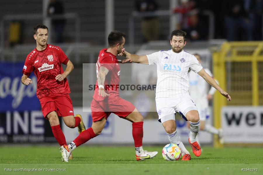 Benjamin Baier, Stadion am Schönbusch, Aschaffenburg, 07.10.2022, sport, action, BFV, Fussball, Oktober 2022, Saison 2022/2023, Spiel-Nr. 152, 16. Spieltag, Regionalliga Bayern, TSV, SVA, TSV Rain/Lech, SV Viktoria Aschaffenburg - Bild-ID: 2342292