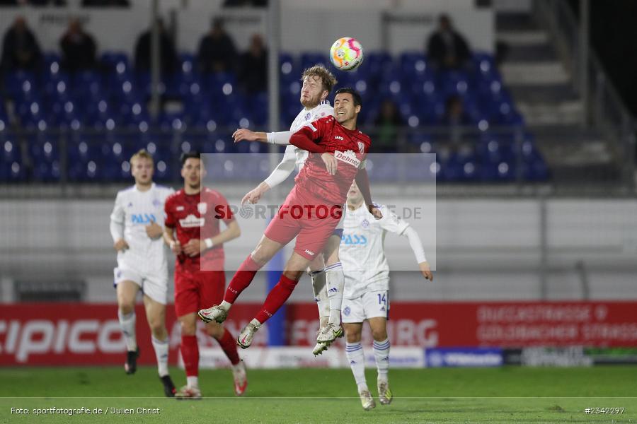 Roberto Desch, Stadion am Schönbusch, Aschaffenburg, 07.10.2022, sport, action, BFV, Fussball, Oktober 2022, Saison 2022/2023, Spiel-Nr. 152, 16. Spieltag, Regionalliga Bayern, TSV, SVA, TSV Rain/Lech, SV Viktoria Aschaffenburg - Bild-ID: 2342297