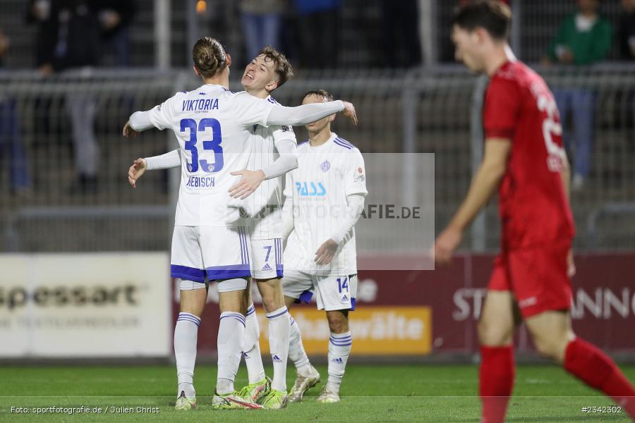 Benedict Laverty, Stadion am Schönbusch, Aschaffenburg, 07.10.2022, sport, action, BFV, Fussball, Oktober 2022, Saison 2022/2023, Spiel-Nr. 152, 16. Spieltag, Regionalliga Bayern, TSV, SVA, TSV Rain/Lech, SV Viktoria Aschaffenburg - Bild-ID: 2342302