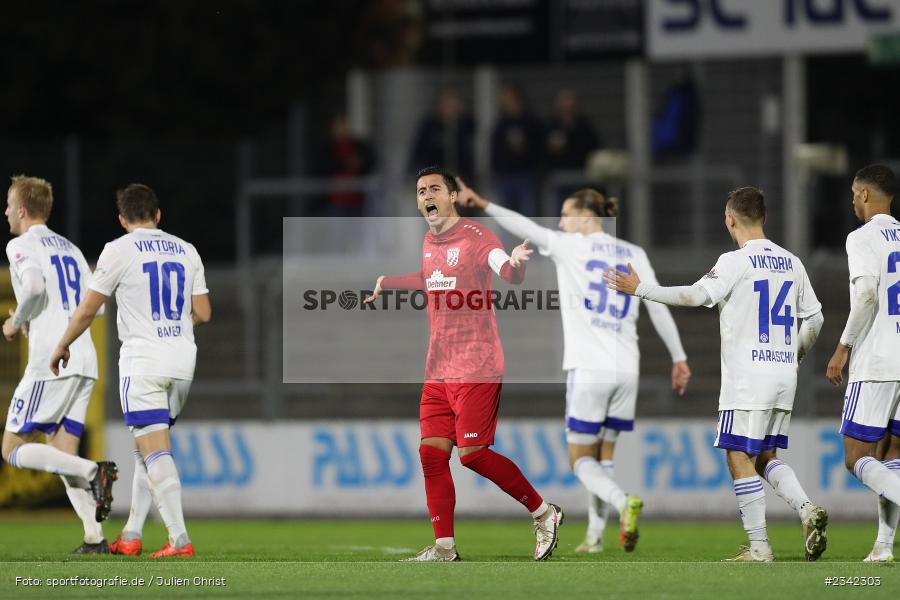Stefan Müller, Stadion am Schönbusch, Aschaffenburg, 07.10.2022, sport, action, BFV, Fussball, Oktober 2022, Saison 2022/2023, Spiel-Nr. 152, 16. Spieltag, Regionalliga Bayern, TSV, SVA, TSV Rain/Lech, SV Viktoria Aschaffenburg - Bild-ID: 2342303