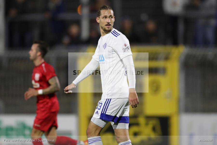 Nicolas Hebisch, Stadion am Schönbusch, Aschaffenburg, 07.10.2022, sport, action, BFV, Fussball, Oktober 2022, Saison 2022/2023, Spiel-Nr. 152, 16. Spieltag, Regionalliga Bayern, TSV, SVA, TSV Rain/Lech, SV Viktoria Aschaffenburg - Bild-ID: 2342307