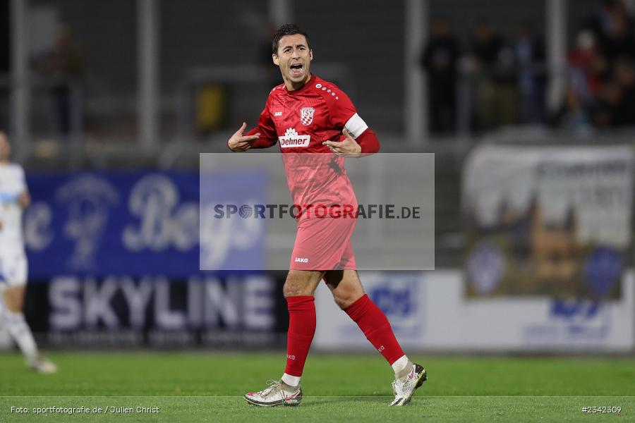 Stefan Müller, Stadion am Schönbusch, Aschaffenburg, 07.10.2022, sport, action, BFV, Fussball, Oktober 2022, Saison 2022/2023, Spiel-Nr. 152, 16. Spieltag, Regionalliga Bayern, TSV, SVA, TSV Rain/Lech, SV Viktoria Aschaffenburg - Bild-ID: 2342309