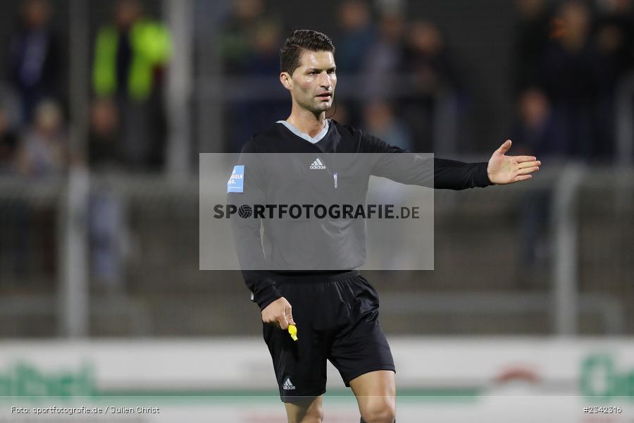 Andreas Dinger, Stadion am Schönbusch, Aschaffenburg, 07.10.2022, sport, action, BFV, Fussball, Oktober 2022, Saison 2022/2023, Spiel-Nr. 152, 16. Spieltag, Regionalliga Bayern, TSV, SVA, TSV Rain/Lech, SV Viktoria Aschaffenburg - Bild-ID: 2342316