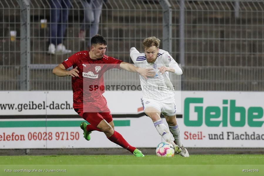 Roberto Desch, Stadion am Schönbusch, Aschaffenburg, 07.10.2022, sport, action, BFV, Fussball, Oktober 2022, Saison 2022/2023, Spiel-Nr. 152, 16. Spieltag, Regionalliga Bayern, TSV, SVA, TSV Rain/Lech, SV Viktoria Aschaffenburg - Bild-ID: 2342318