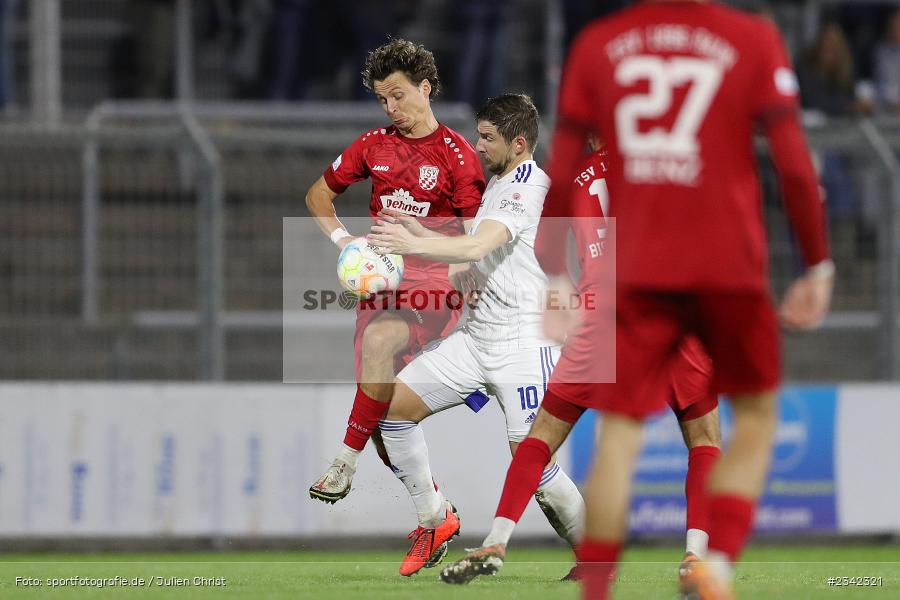 Johannes Müller, Stadion am Schönbusch, Aschaffenburg, 07.10.2022, sport, action, BFV, Fussball, Oktober 2022, Saison 2022/2023, Spiel-Nr. 152, 16. Spieltag, Regionalliga Bayern, TSV, SVA, TSV Rain/Lech, SV Viktoria Aschaffenburg - Bild-ID: 2342321