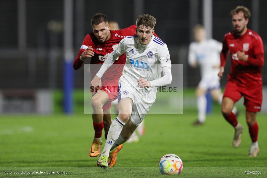 Benedict Laverty, Stadion am Schönbusch, Aschaffenburg, 07.10.2022, sport, action, BFV, Fussball, Oktober 2022, Saison 2022/2023, Spiel-Nr. 152, 16. Spieltag, Regionalliga Bayern, TSV, SVA, TSV Rain/Lech, SV Viktoria Aschaffenburg - Bild-ID: 2342330 Benedict Laverty, Stadion am Schönbusch, Aschaffenburg, 07.10.2022, sport, action, BFV, Fussball, Oktober 2022, Saison 2022/2023, Spiel-Nr. 152, 16. Spieltag, Regionalliga Bayern, TSV, SVA, TSV Rain/Lech, SV Viktoria Aschaffenburg - Bild-ID: 2342330