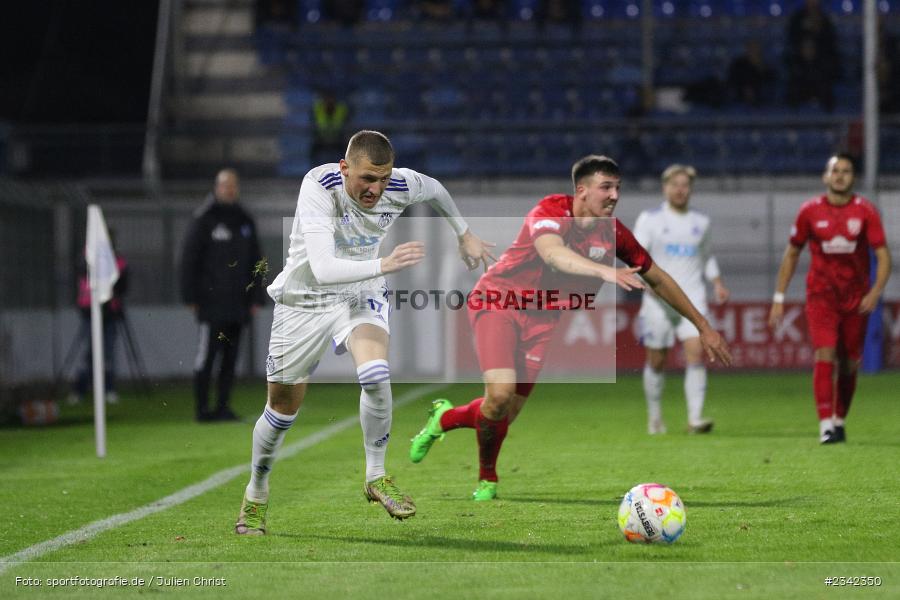 Niklas Meyer, Stadion am Schönbusch, Aschaffenburg, 07.10.2022, sport, action, BFV, Fussball, Oktober 2022, Saison 2022/2023, Spiel-Nr. 152, 16. Spieltag, Regionalliga Bayern, TSV, SVA, TSV Rain/Lech, SV Viktoria Aschaffenburg - Bild-ID: 2342350 Niklas Meyer, Stadion am Schönbusch, Aschaffenburg, 07.10.2022, sport, action, BFV, Fussball, Oktober 2022, Saison 2022/2023, Spiel-Nr. 152, 16. Spieltag, Regionalliga Bayern, TSV, SVA, TSV Rain/Lech, SV Viktoria Aschaffenburg - Bild-ID: 2342350