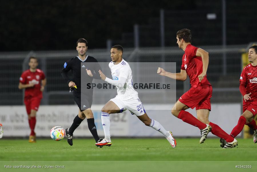Felix Metzler, Stadion am Schönbusch, Aschaffenburg, 07.10.2022, sport, action, BFV, Fussball, Oktober 2022, Saison 2022/2023, Spiel-Nr. 152, 16. Spieltag, Regionalliga Bayern, TSV, SVA, TSV Rain/Lech, SV Viktoria Aschaffenburg - Bild-ID: 2342353