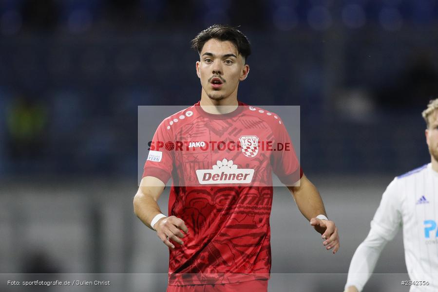 Daniel Gerstmayer, Stadion am Schönbusch, Aschaffenburg, 07.10.2022, sport, action, BFV, Fussball, Oktober 2022, Saison 2022/2023, Spiel-Nr. 152, 16. Spieltag, Regionalliga Bayern, TSV, SVA, TSV Rain/Lech, SV Viktoria Aschaffenburg - Bild-ID: 2342356