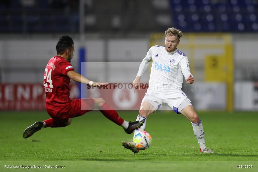 Roberto Desch, Stadion am Schönbusch, Aschaffenburg, 07.10.2022, sport, action, BFV, Fussball, Oktober 2022, Saison 2022/2023, Spiel-Nr. 152, 16. Spieltag, Regionalliga Bayern, TSV, SVA, TSV Rain/Lech, SV Viktoria Aschaffenburg - Bild-ID: 2342359