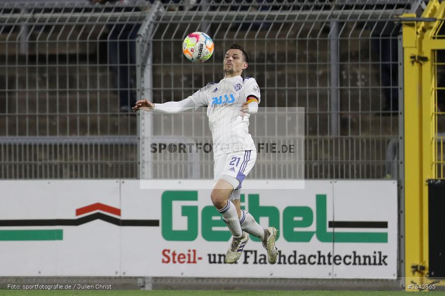 Daniel Cheron, Stadion am Schönbusch, Aschaffenburg, 07.10.2022, sport, action, BFV, Fussball, Oktober 2022, Saison 2022/2023, Spiel-Nr. 152, 16. Spieltag, Regionalliga Bayern, TSV, SVA, TSV Rain/Lech, SV Viktoria Aschaffenburg - Bild-ID: 2342365