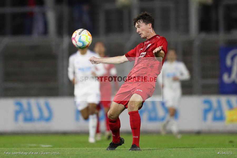 Lukas Gerlspeck, Stadion am Schönbusch, Aschaffenburg, 07.10.2022, sport, action, BFV, Fussball, Oktober 2022, Saison 2022/2023, Spiel-Nr. 152, 16. Spieltag, Regionalliga Bayern, TSV, SVA, TSV Rain/Lech, SV Viktoria Aschaffenburg - Bild-ID: 2342372