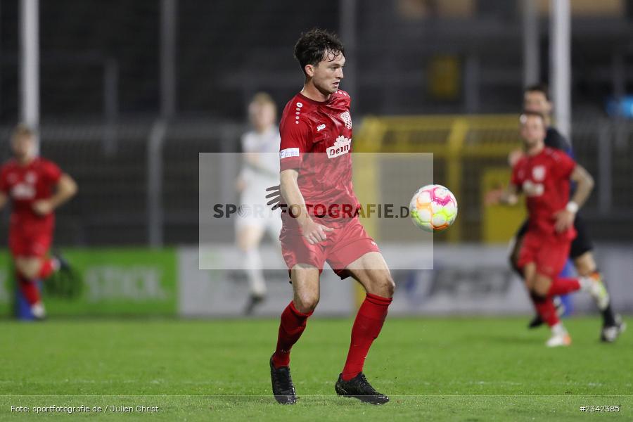Lukas Gerlspeck, Stadion am Schönbusch, Aschaffenburg, 07.10.2022, sport, action, BFV, Fussball, Oktober 2022, Saison 2022/2023, Spiel-Nr. 152, 16. Spieltag, Regionalliga Bayern, TSV, SVA, TSV Rain/Lech, SV Viktoria Aschaffenburg - Bild-ID: 2342385
