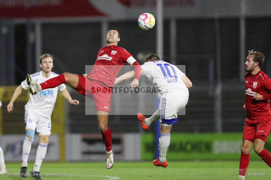 Stefan Müller, Stadion am Schönbusch, Aschaffenburg, 07.10.2022, sport, action, BFV, Fussball, Oktober 2022, Saison 2022/2023, Spiel-Nr. 152, 16. Spieltag, Regionalliga Bayern, TSV, SVA, TSV Rain/Lech, SV Viktoria Aschaffenburg - Bild-ID: 2342388