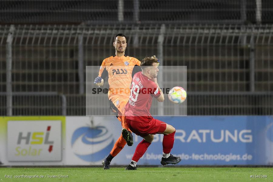 Ricardo Döbert, Stadion am Schönbusch, Aschaffenburg, 07.10.2022, sport, action, BFV, Fussball, Oktober 2022, Saison 2022/2023, Spiel-Nr. 152, 16. Spieltag, Regionalliga Bayern, TSV, SVA, TSV Rain/Lech, SV Viktoria Aschaffenburg - Bild-ID: 2342389