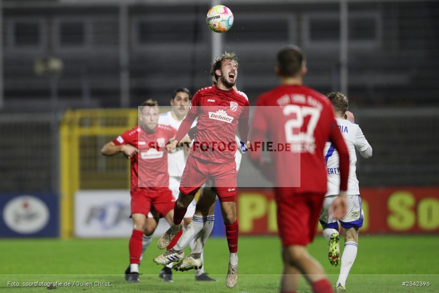 Laurin Bischofberger, Stadion am Schönbusch, Aschaffenburg, 07.10.2022, sport, action, BFV, Fussball, Oktober 2022, Saison 2022/2023, Spiel-Nr. 152, 16. Spieltag, Regionalliga Bayern, TSV, SVA, TSV Rain/Lech, SV Viktoria Aschaffenburg - Bild-ID: 2342396