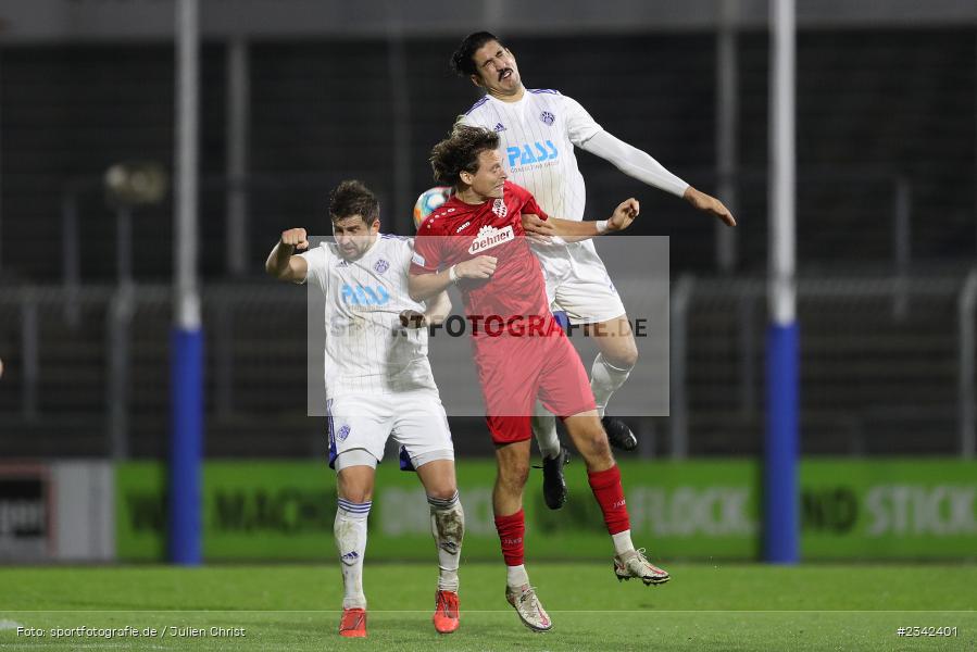 Johannes Müller, Stadion am Schönbusch, Aschaffenburg, 07.10.2022, sport, action, BFV, Fussball, Oktober 2022, Saison 2022/2023, Spiel-Nr. 152, 16. Spieltag, Regionalliga Bayern, TSV, SVA, TSV Rain/Lech, SV Viktoria Aschaffenburg - Bild-ID: 2342401