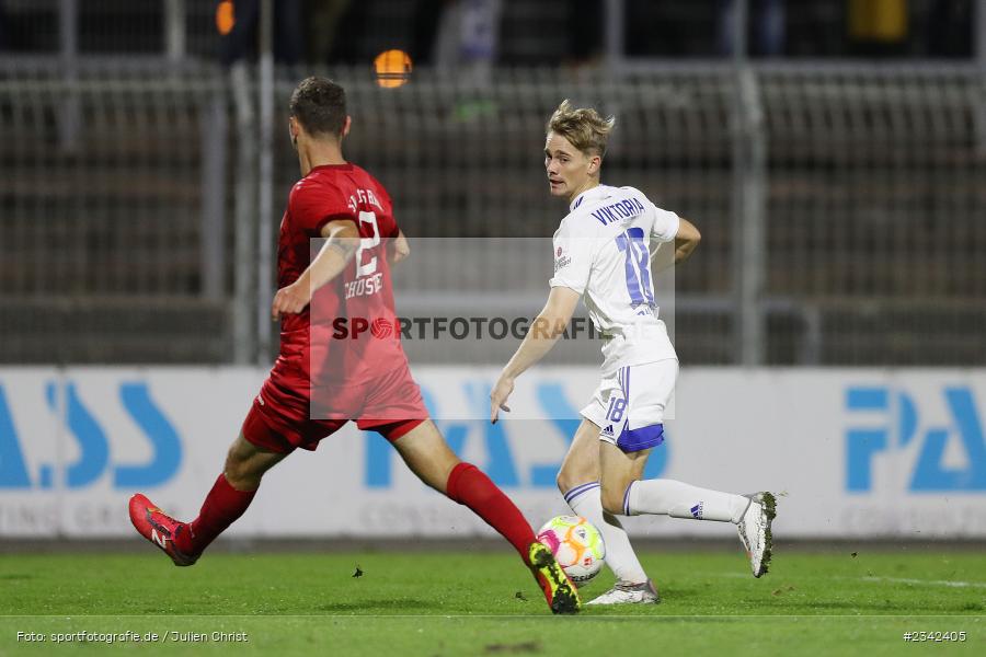 Kai Philipp, Stadion am Schönbusch, Aschaffenburg, 07.10.2022, sport, action, BFV, Fussball, Oktober 2022, Saison 2022/2023, Spiel-Nr. 152, 16. Spieltag, Regionalliga Bayern, TSV, SVA, TSV Rain/Lech, SV Viktoria Aschaffenburg - Bild-ID: 2342405