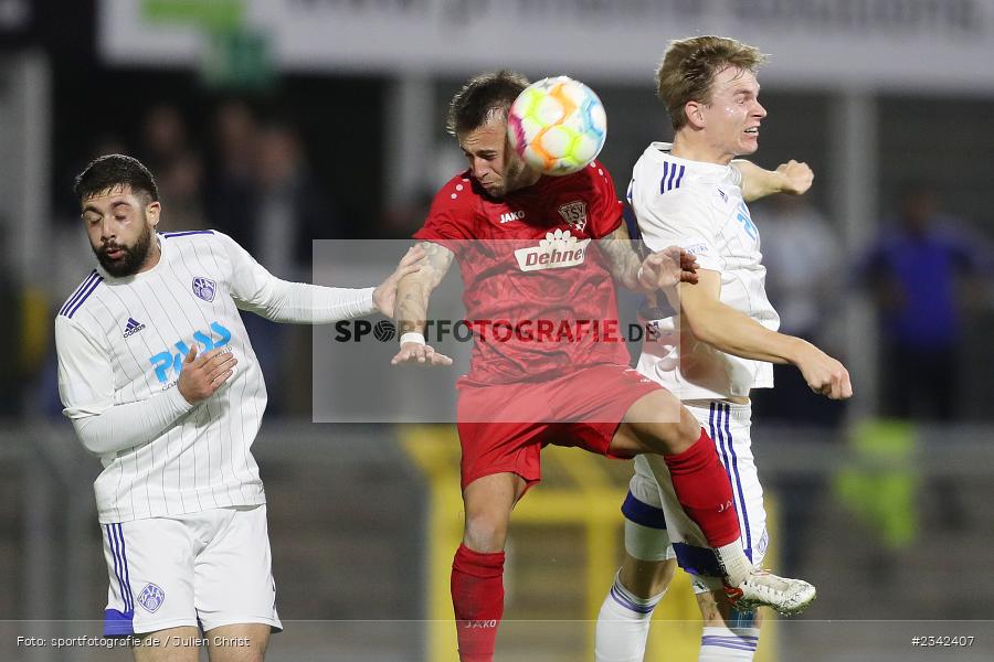Angelo Mayer, Stadion am Schönbusch, Aschaffenburg, 07.10.2022, sport, action, BFV, Fussball, Oktober 2022, Saison 2022/2023, Spiel-Nr. 152, 16. Spieltag, Regionalliga Bayern, TSV, SVA, TSV Rain/Lech, SV Viktoria Aschaffenburg - Bild-ID: 2342407