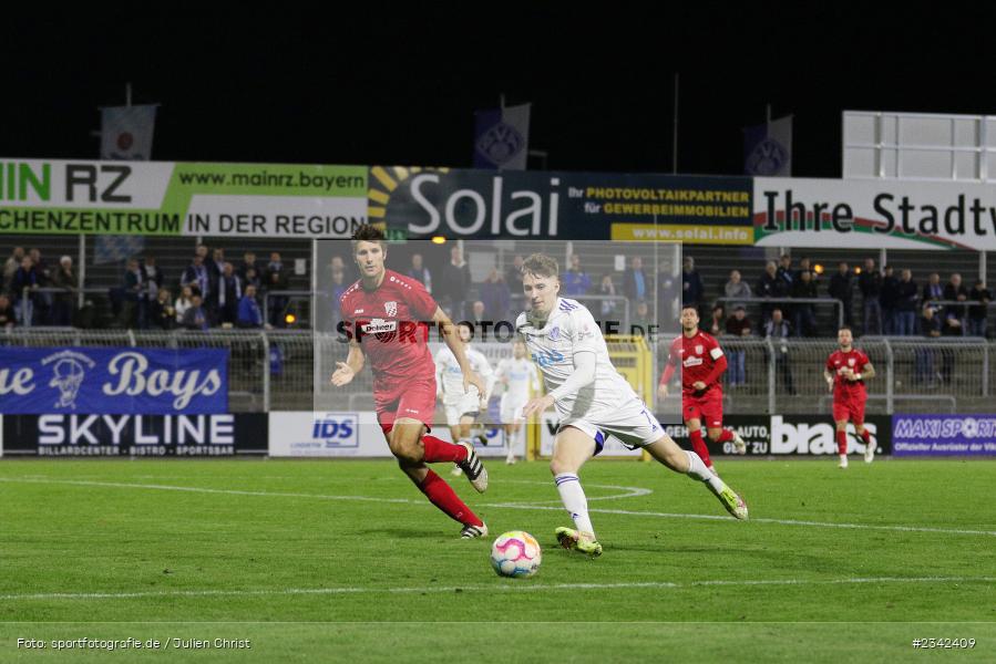 Benedict Laverty, Stadion am Schönbusch, Aschaffenburg, 07.10.2022, sport, action, BFV, Fussball, Oktober 2022, Saison 2022/2023, Spiel-Nr. 152, 16. Spieltag, Regionalliga Bayern, TSV, SVA, TSV Rain/Lech, SV Viktoria Aschaffenburg - Bild-ID: 2342409