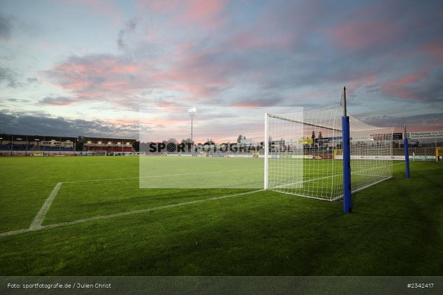 Stimmung, Rasen, Stadion, Stadion am Schönbusch, Aschaffenburg, 07.10.2022, sport, action, BFV, Fussball, Oktober 2022, Saison 2022/2023, Spiel-Nr. 152, 16. Spieltag, Regionalliga Bayern, TSV, SVA, TSV Rain/Lech, SV Viktoria Aschaffenburg - Bild-ID: 2342417