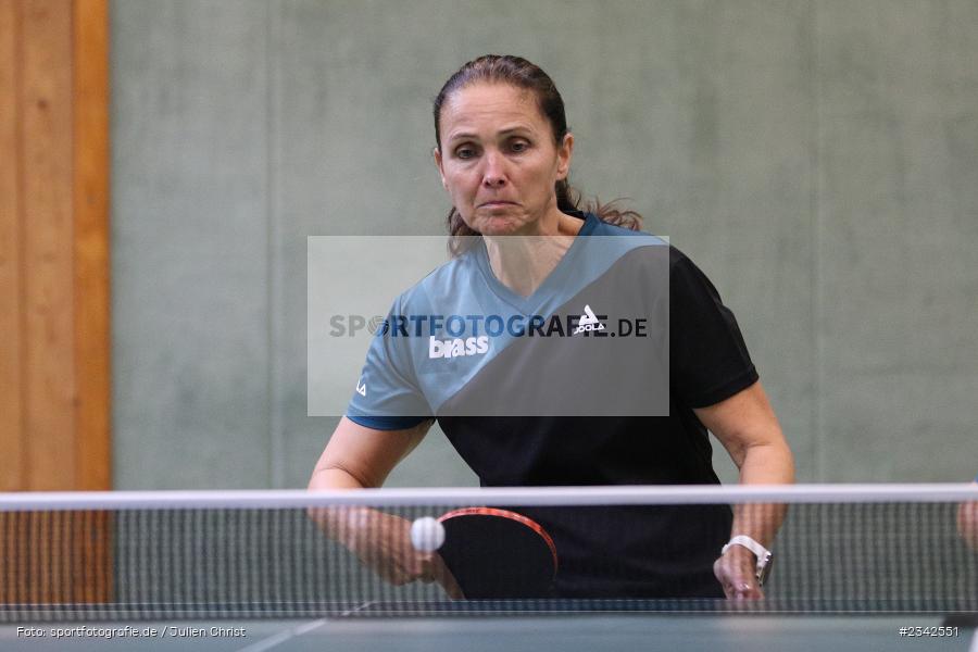 Renata Kissner, Vereinsheim, Wombach, 08.10.2022, sport, action, 3. Bundesliga Süd, Tischtennis, Oktober 2022, Saison 2022/2023, TTC 1946 Weinheim II, RV Viktoria Wombach - Bild-ID: 2342551