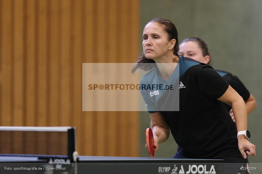 Renata Kissner, Vereinsheim, Wombach, 08.10.2022, sport, action, 3. Bundesliga Süd, Tischtennis, Oktober 2022, Saison 2022/2023, TTC 1946 Weinheim II, RV Viktoria Wombach - Bild-ID: 2342559